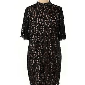 Lace black dress